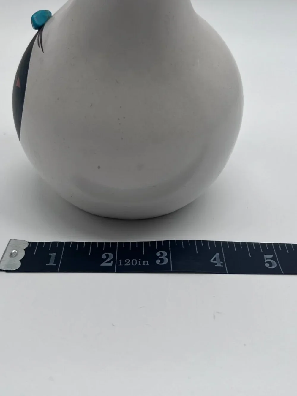 Navajo Wedding Vase Signed La Maya Hand Painted Southwestern Pottery